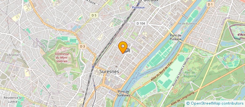 localisation de l'entreprise MADAME AGATHE BIGNON à SURESNES