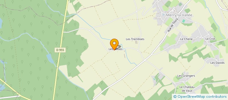 localisation de l'entreprise MADAME AGATHE BLONDEAU  MERRY-LA-VALLEE