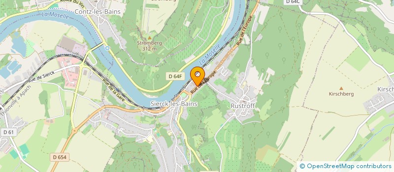 localisation de l'entreprise MADAME AGATHE BOCK  RUSTROFF