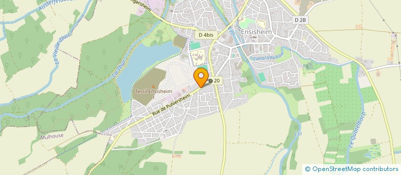 localisation de l'entreprise MADAME AGATHE BOESCH  ENSISHEIM