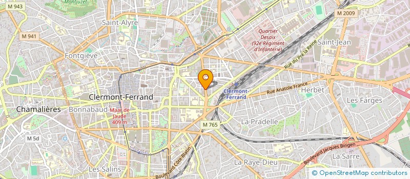 localisation de l'entreprise MADAME AGATHE BOGACZ  CLERMONT-FERRAND