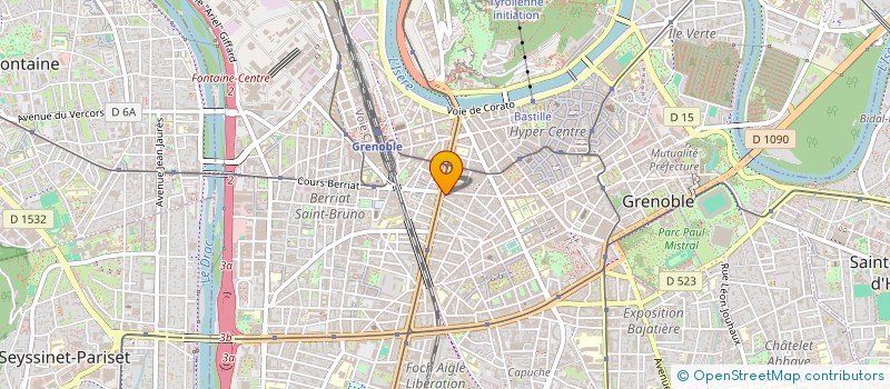 localisation de l'entreprise MADAME AGATHE BONHOMME à GRENOBLE