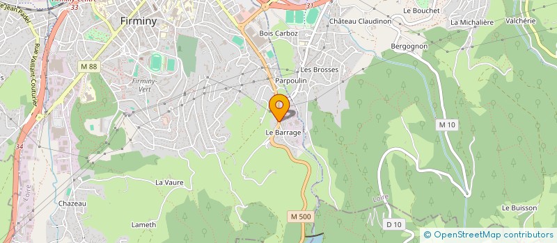 localisation de l'entreprise MADAME AGATHE BONY  FIRMINY