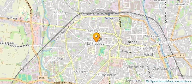 localisation de l'entreprise MADAME AGATHE BORDIER  TARBES