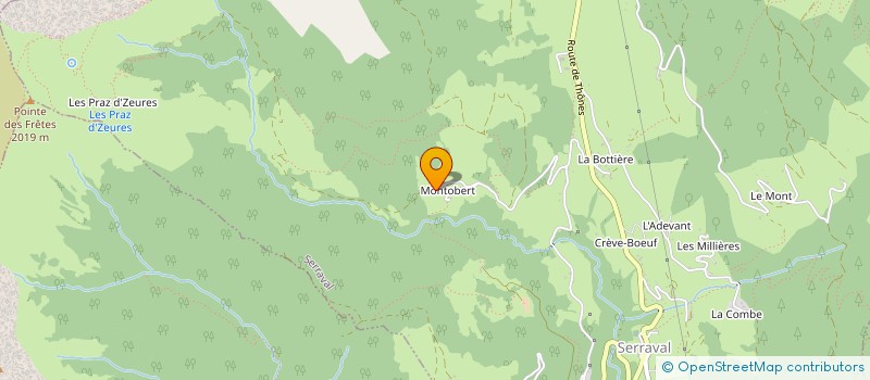 localisation de l'entreprise MADAME AGATHE BOUCHE  SERRAVAL