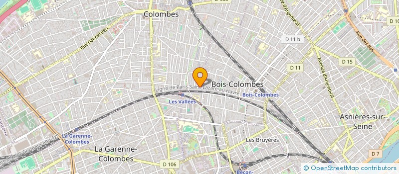 localisation de l'entreprise MADAME AGATHE BOUDIN à COLOMBES