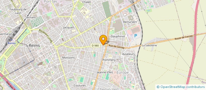 localisation de l'entreprise MADAME AGATHE BOUILLE  REIMS