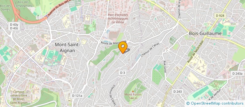 localisation de l'entreprise MADAME AGATHE BOUILLIEZ  LE PRADET