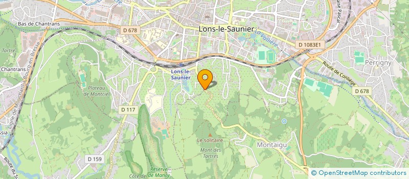 localisation de l'entreprise MADAME AGATHE BOUVET à LONS-LE-SAUNIER