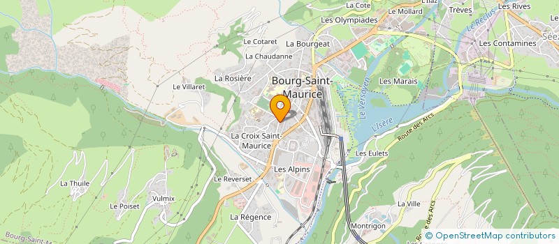 localisation de l'entreprise MADAME AGATHE BOUVET  BOURG-SAINT-MAURICE