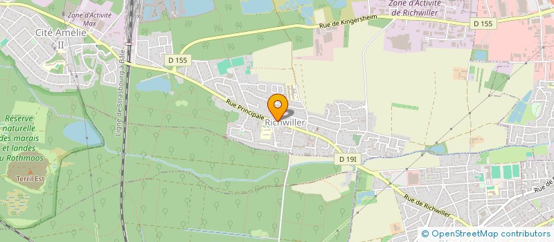 localisation de l'entreprise MADAME AGATHE BRAUMANN  RICHWILLER