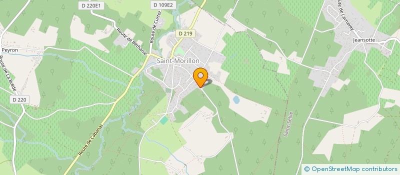 localisation de l'entreprise MADAME AGATHE BRIVES  SAINT-MORILLON