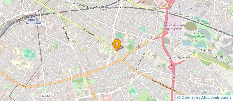 localisation de l'entreprise MADAME AGATHE BRUNETIERE à ANGERS