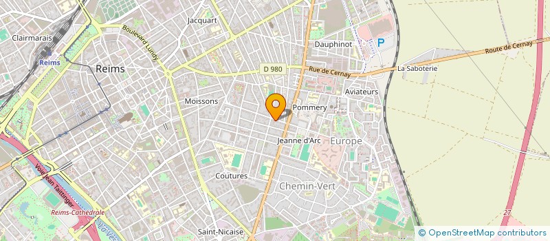 localisation de l'entreprise MADAME AGATHE BRUNO-MATTIET  REIMS