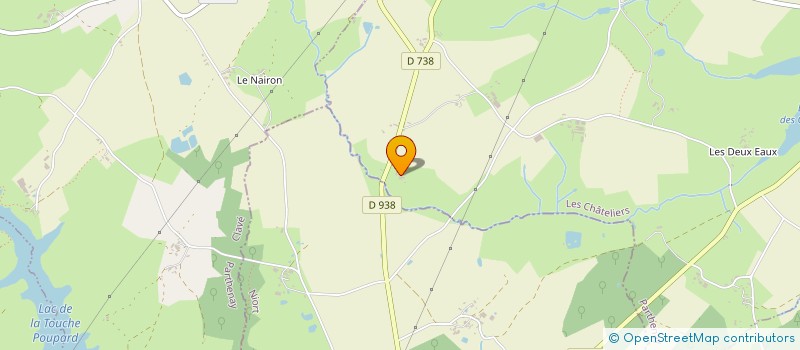 localisation de l'entreprise MADAME AGATHE CAILLO  LES CHATELIERS