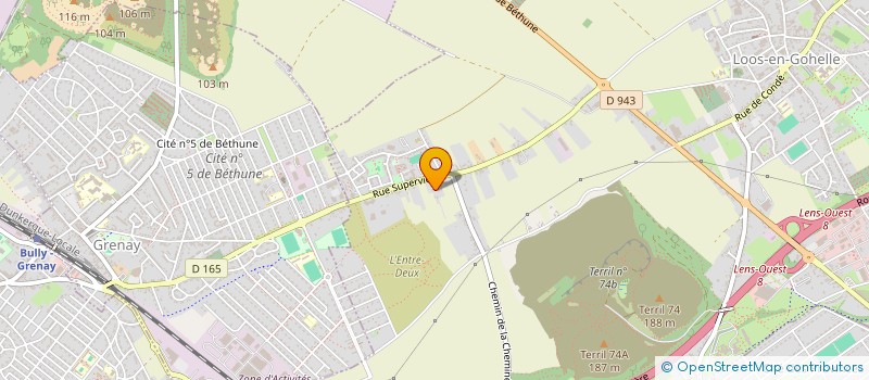 localisation de l'entreprise MADAME AGATHE CAMUS  LOOS-EN-GOHELLE