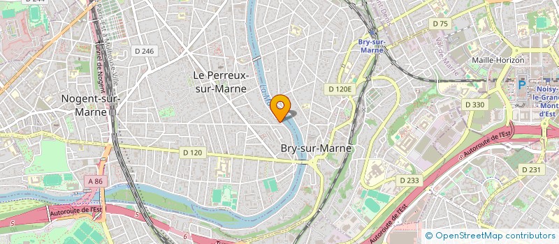 localisation de l'entreprise MADAME AGATHE CARAVANO  LE PERREUX-SUR-MARNE