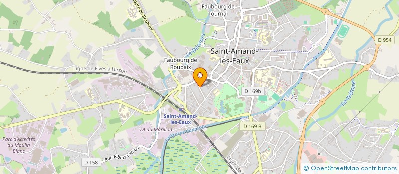 localisation de l'entreprise MADAME AGATHE CARTEGNIE à SAINT-AMAND-LES-EAUX