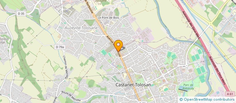 localisation de l'entreprise MADAME AGATHE CAZALS à CASTANET-TOLOSAN