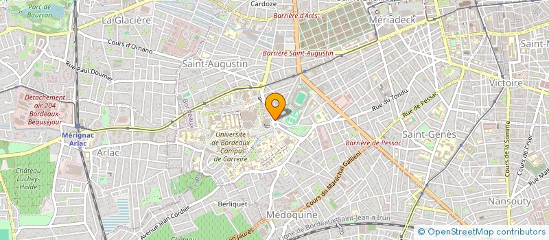 localisation de l'entreprise MADAME AGATHE CAZCARRA  BORDEAUX