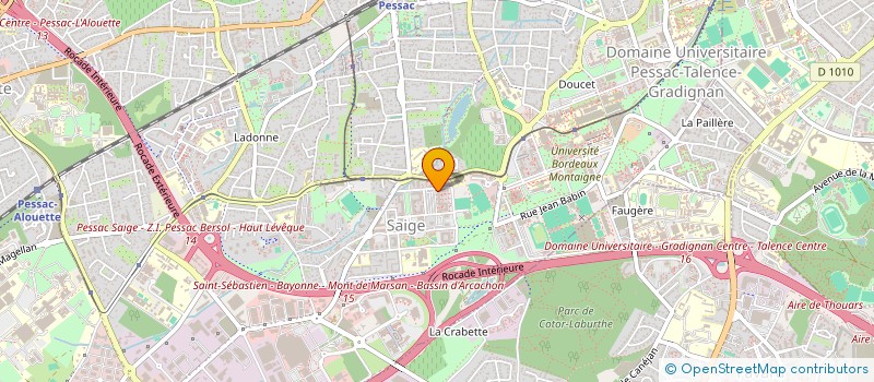 localisation de l'entreprise MADAME AGATHE CHABARDES à PESSAC