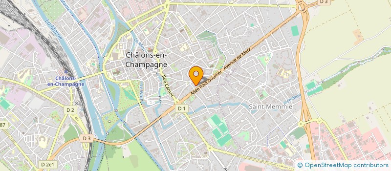 localisation de l'entreprise MADAME AGATHE CHARLIER à CHALONS-EN-CHAMPAGNE
