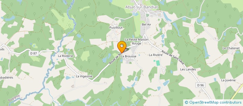 localisation de l'entreprise MADAME AGATHE CHEPEAU  ABJAT-SUR-BANDIAT