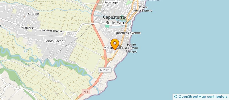 localisation de l'entreprise MADAME AGATHE CHEVAL à CAPESTERRE-BELLE-EAU