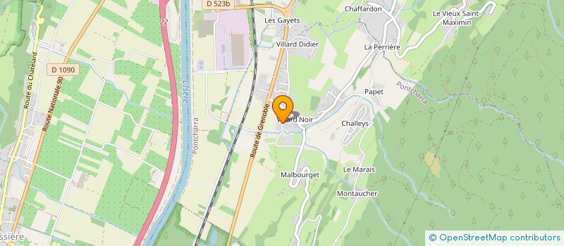 localisation de l'entreprise MADAME AGATHE CHEVRIER  PONTCHARRA