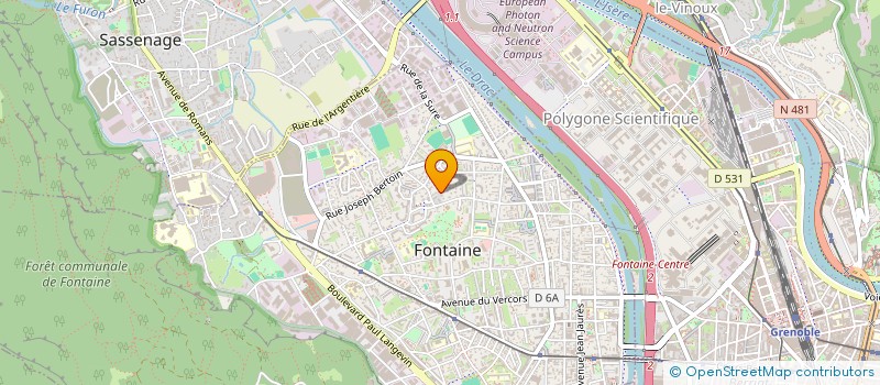 localisation de l'entreprise MADAME AGATHE CHEYRON à FONTAINE