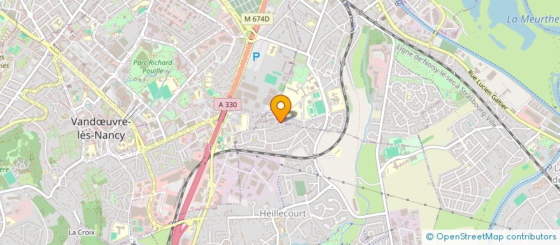 localisation de l'entreprise MADAME AGATHE CLEMENT  HEILLECOURT