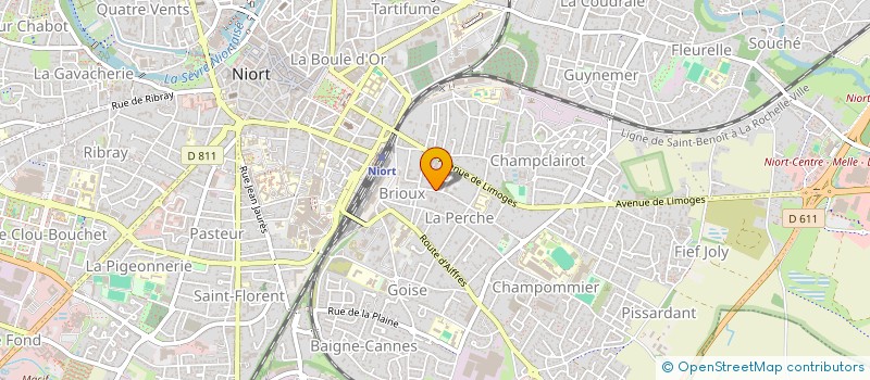 localisation de l'entreprise MADAME AGATHE COGNY  NIORT