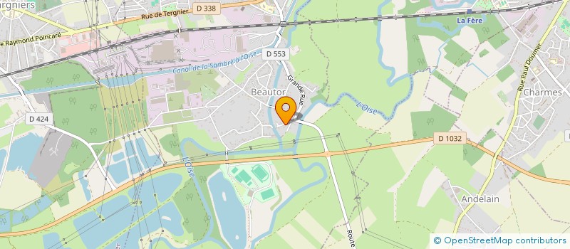 localisation de l'entreprise MADAME AGATHE COOPMAN  VENDEUIL