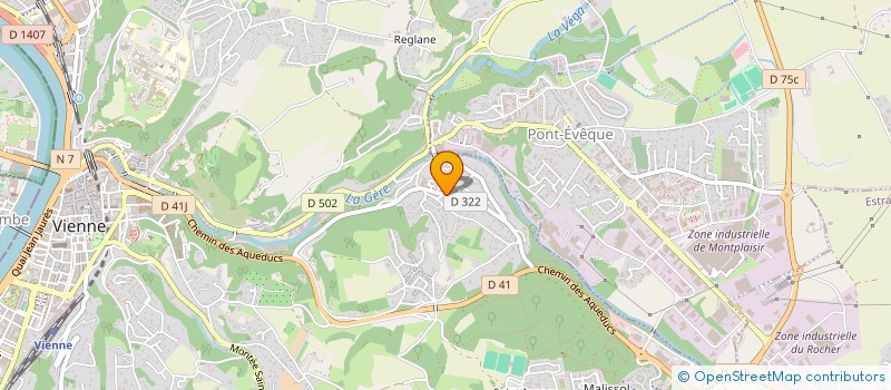 localisation de l'entreprise MADAME AGATHE CROUZET à VIENNE