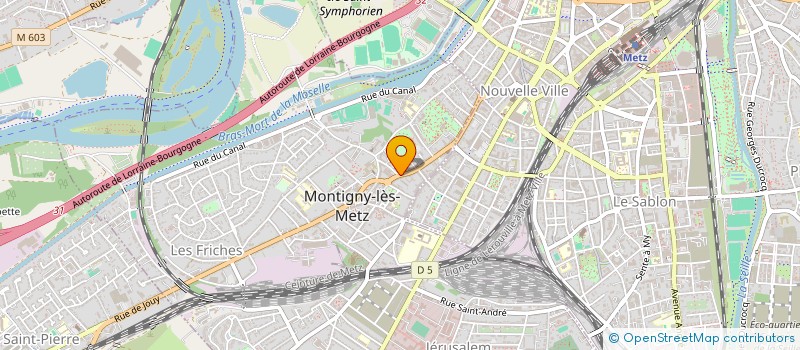 localisation de l'entreprise MADAME AGATHE D'APRILE à MONTIGNY-LES-METZ