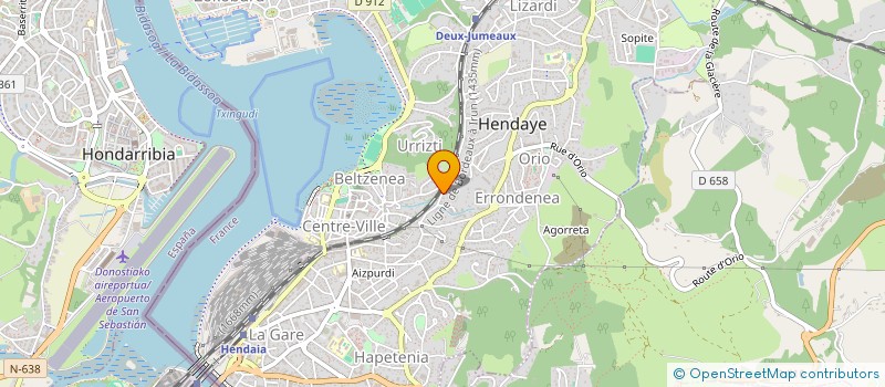 localisation de l'entreprise MADAME AGATHE DARGELOS à HENDAYE