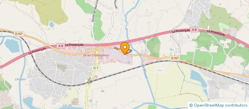 localisation de l'entreprise MADAME AGATHE DE DONCKER  ROQUEBRUNE-SUR-ARGENS