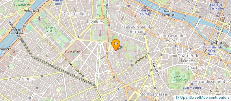 localisation de l'entreprise MADAME AGATHE DE LA CHAPELLE à PARIS