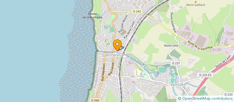 localisation de l'entreprise MADAME AGATHE DEAN  WIMEREUX