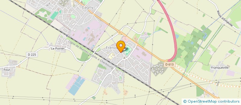 localisation de l'entreprise MADAME AGATHE DEGROOTE  FRENOUVILLE