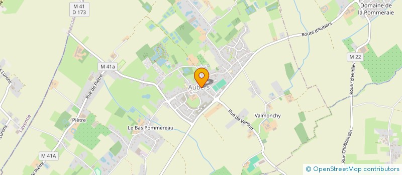 localisation de l'entreprise MADAME AGATHE DELAHAYE à AUBERS