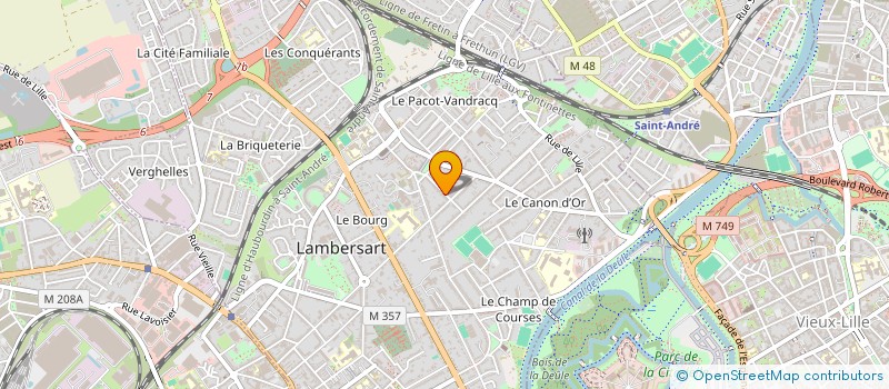 localisation de l'entreprise MADAME AGATHE DELINOTTE à LAMBERSART