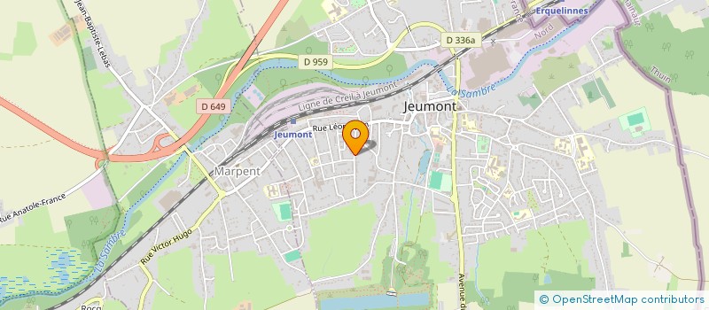 localisation de l'entreprise MADAME AGATHE DEMEURE à JEUMONT