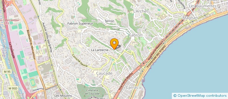 localisation de l'entreprise MADAME AGATHE DENAUX à NICE