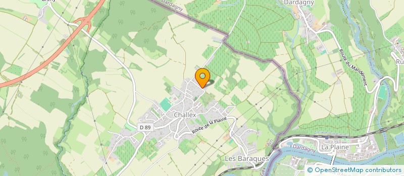 localisation de l'entreprise MADAME AGATHE DESBOIS à CHALLEX