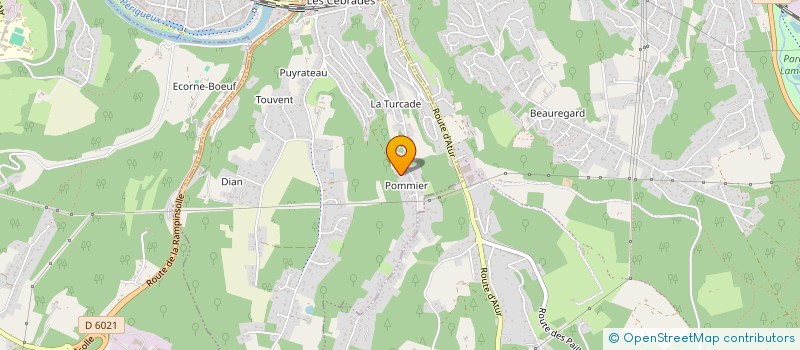 localisation de l'entreprise MADAME AGATHE DESCRIAUD  SANILHAC