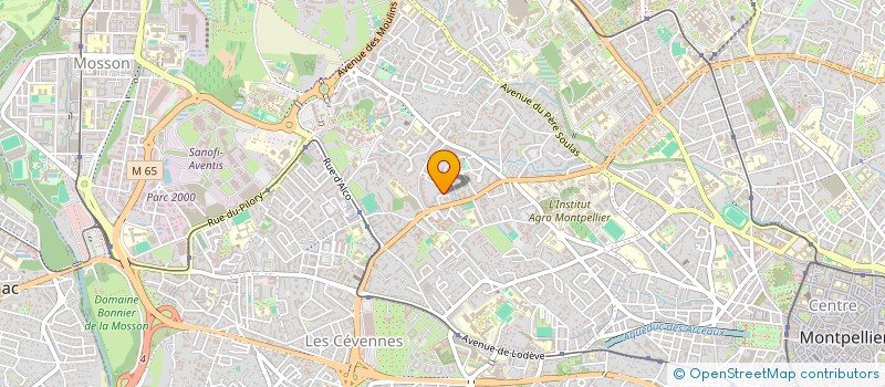 localisation de l'entreprise MADAME AGATHE DEVICTOR  MONTPELLIER