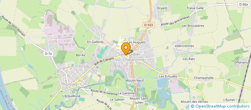 localisation de l'entreprise MADAME AGATHE DUCHOSAL  VILLENEUVE