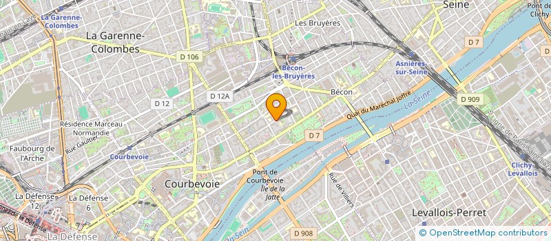 localisation de l'entreprise MADAME AGATHE DUPASQUIER à COURBEVOIE