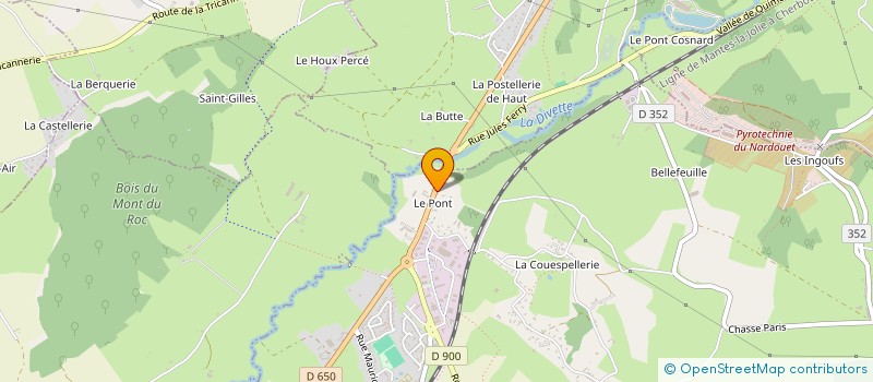 localisation de l'entreprise MADAME AGATHE DUREL  MARTINVAST